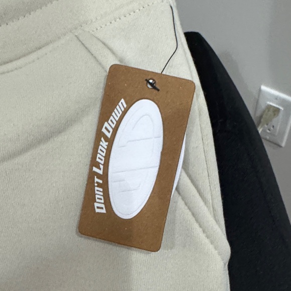 Cream Sweatpants for Men - Picture 2 of 4